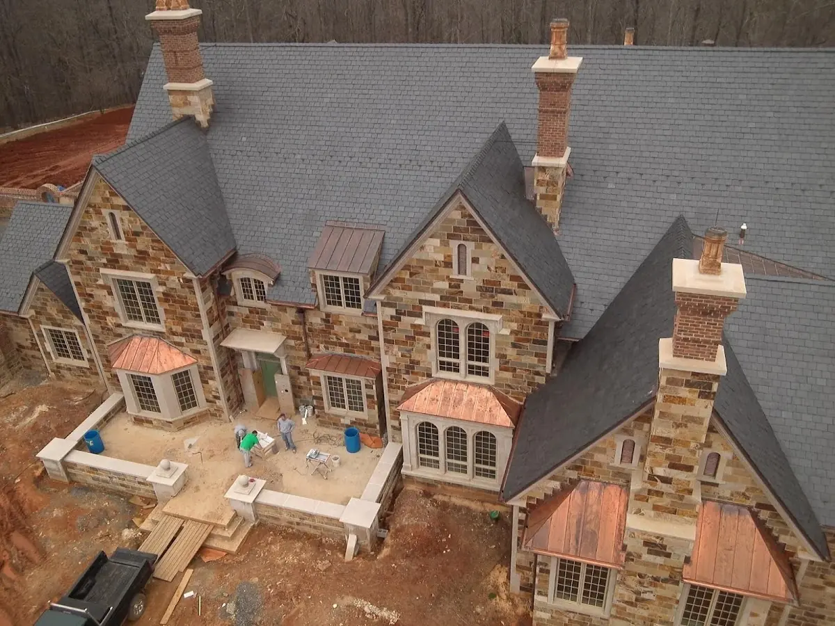 Craftsman Roofing Slate Roof Repair project in Pinehurst